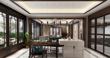 融創桃花源720平別墅裝修設計案例