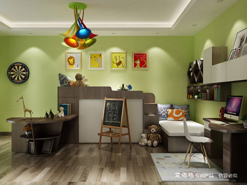 兒童房床頭掛畫(huà)與裝飾圖片欣賞 打造夢(mèng)幻空間的設(shè)計(jì)指南